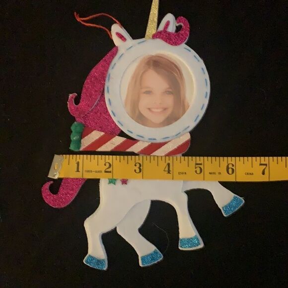 Christmas Personalized Felt Ornament Unicorn - Picture 5 of 6